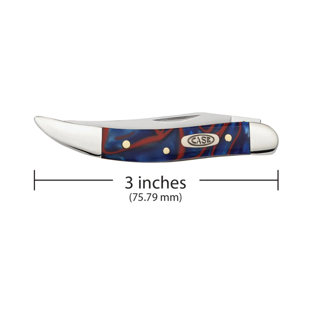 Case Small Texas Toothpick Patriotic Kirinite Pocket Knife - Image 3
