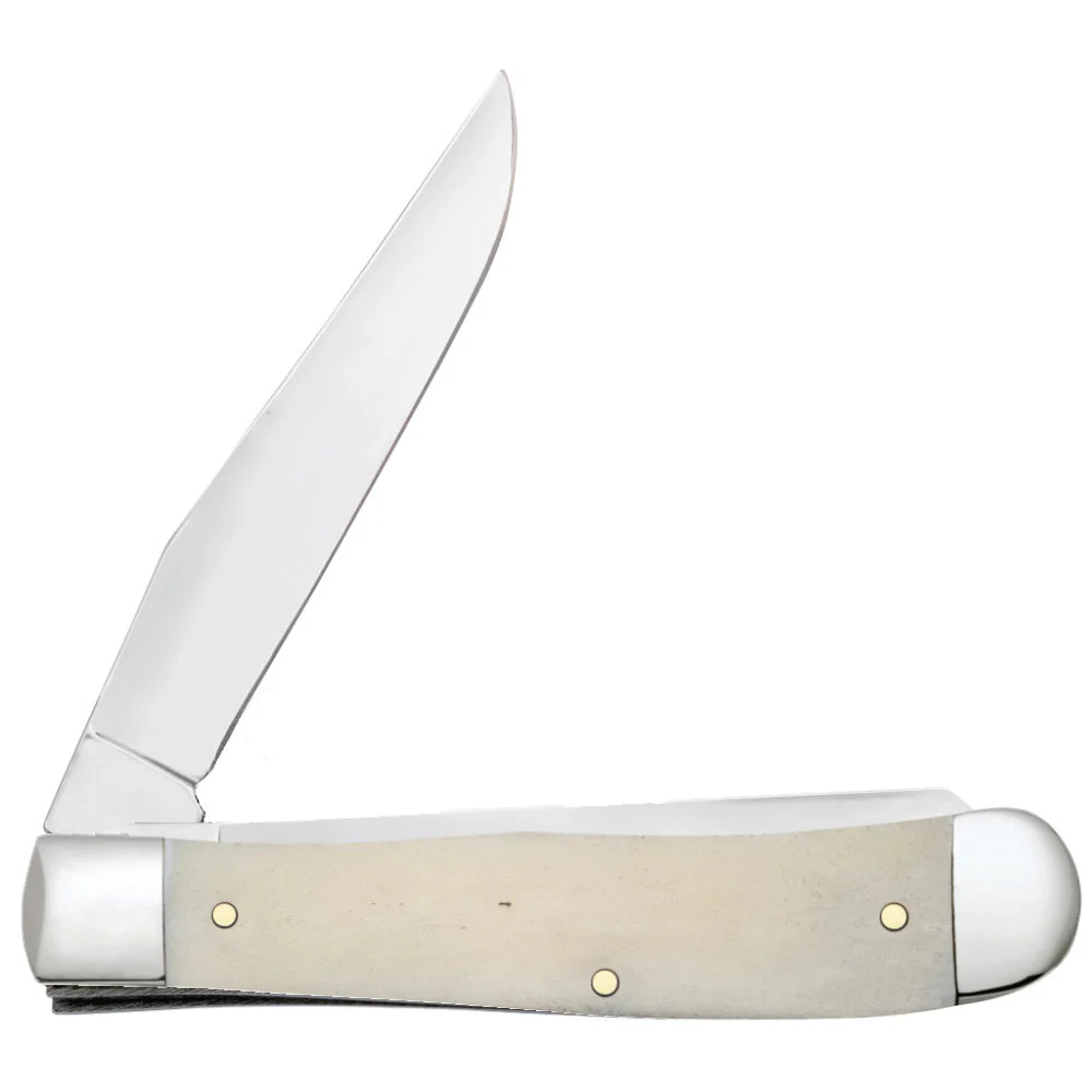 Case US Air Force Trapper Natural Bone Pocket Knife - Image 6
