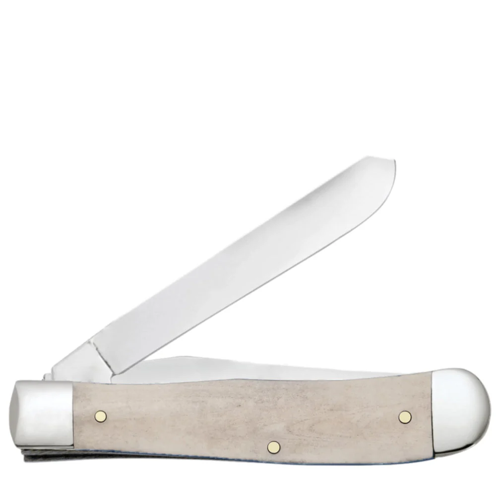 Case US Army Trapper American Flag Natural Bone Pocket Knife - Image 6