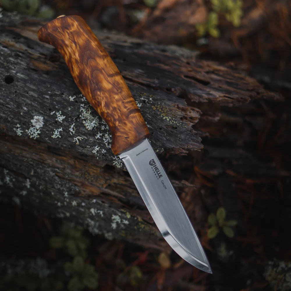 Helle Guape Outdoor Knife with Leather Sheath - Image 3