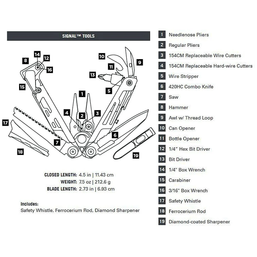 Leatherman Signal Outdoors Pliers Multi-tool - Image 8