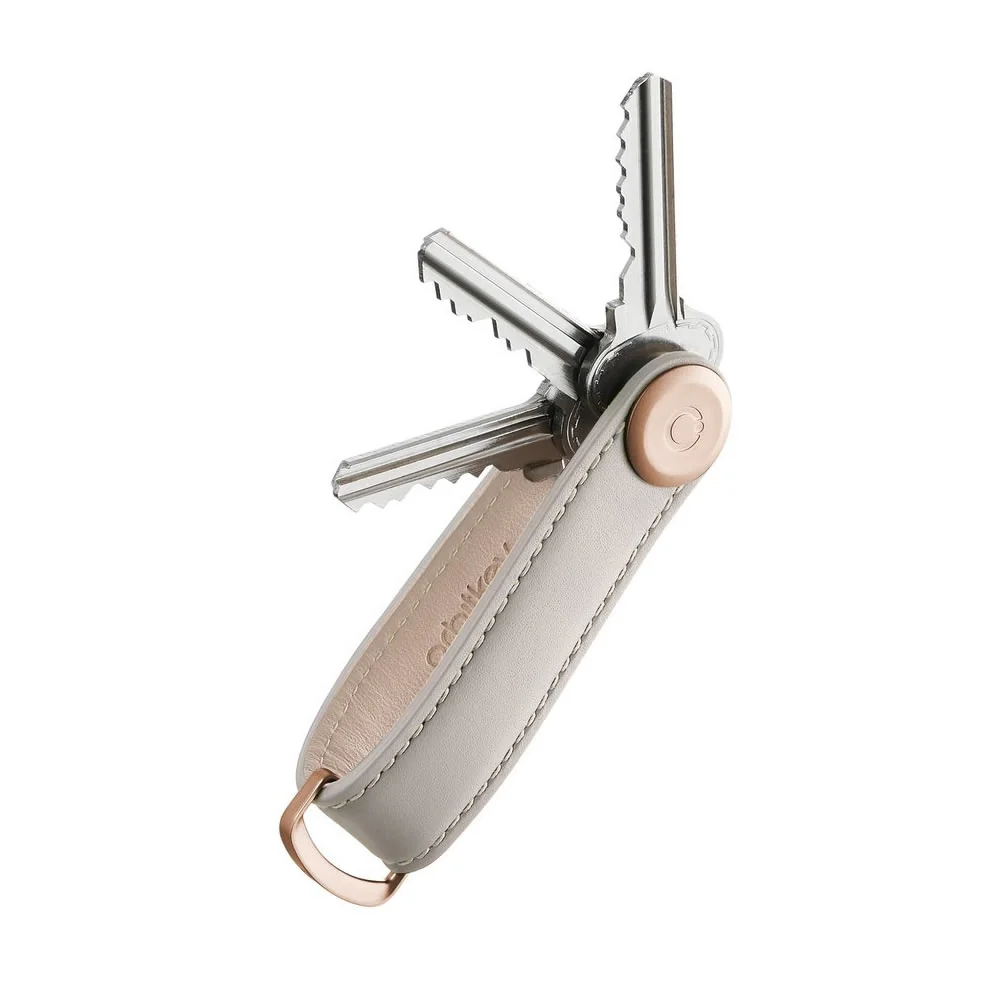 Orbitkey 2.0 Rose Gold Leather Keychain - Image 6