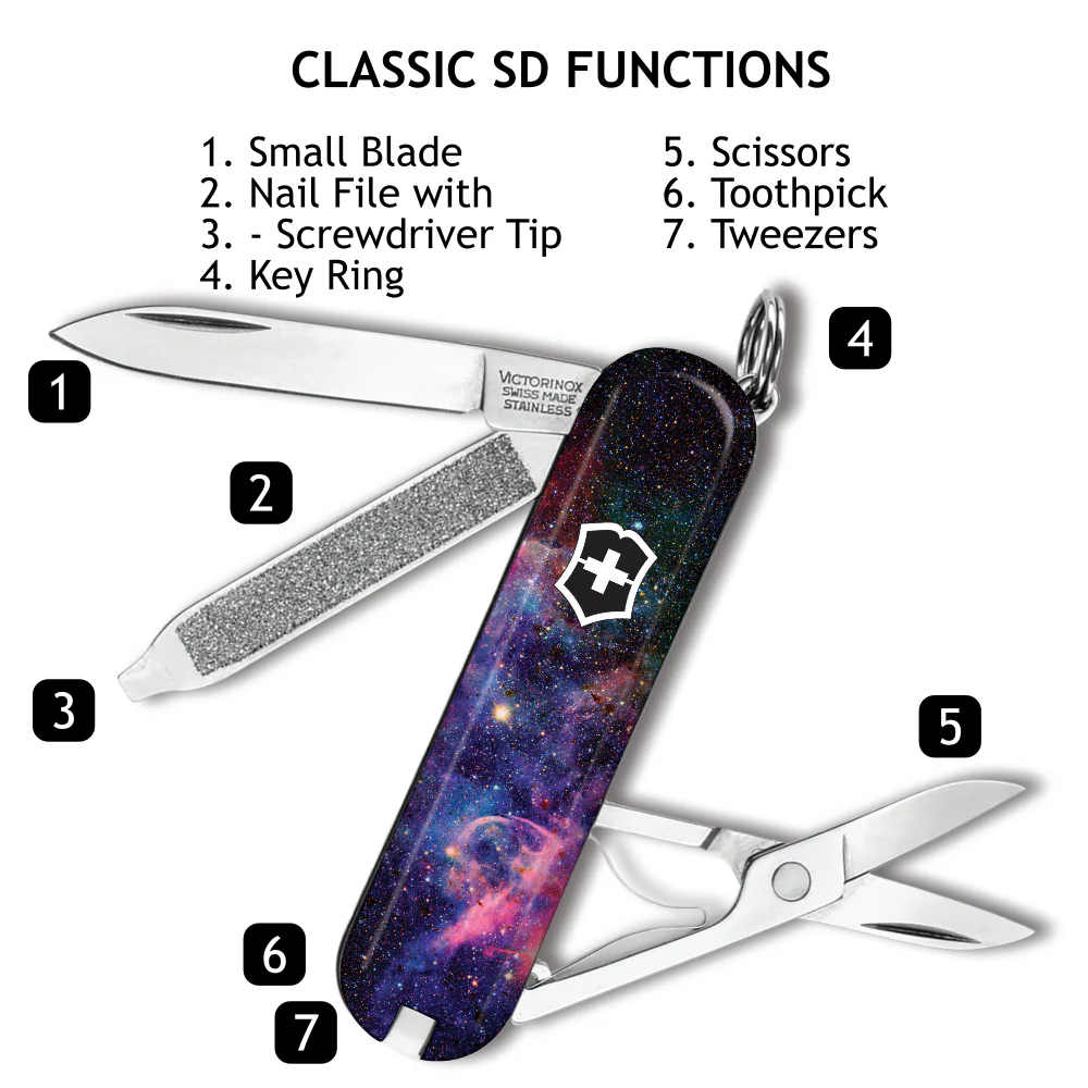 Victorinox Galaxy Classic SD Designer Swiss Army Knife - Image 3