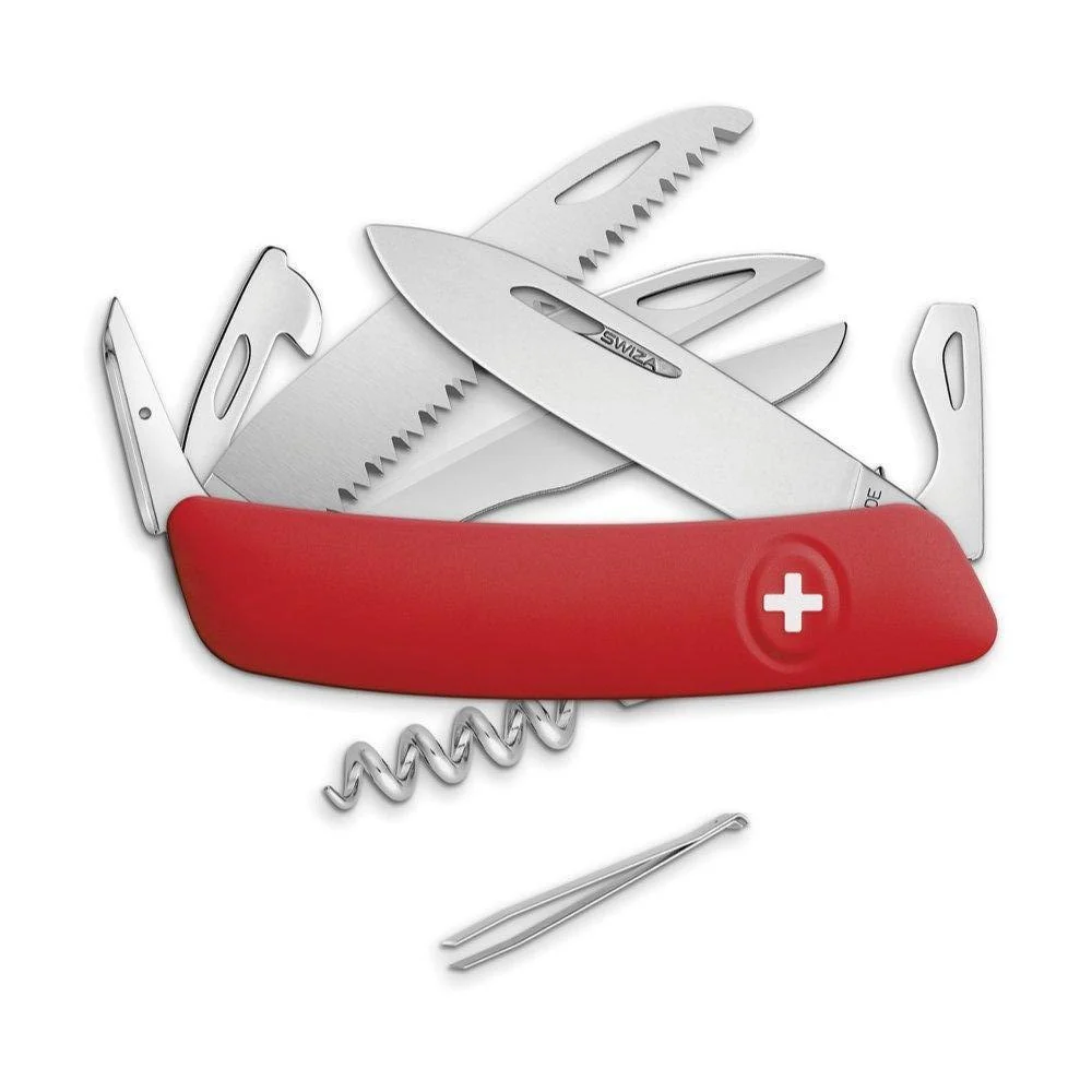 Swiza D09 Swiss Pocket Knife, Red - Image 3